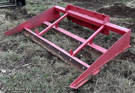 used skid steer land leveler